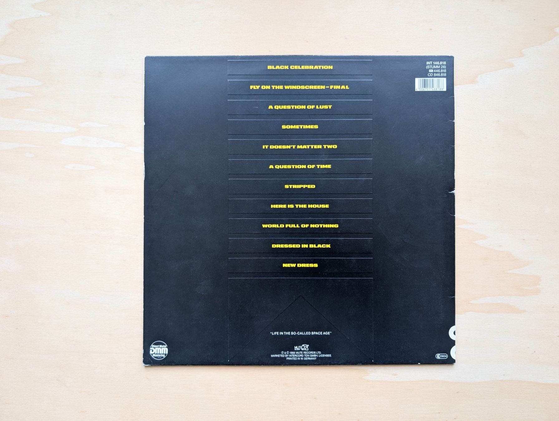 Dischi in vinile: Depeche Mode – Black Celebration  D 86  grau – Usato da Ebikon venduto da kisuM 1