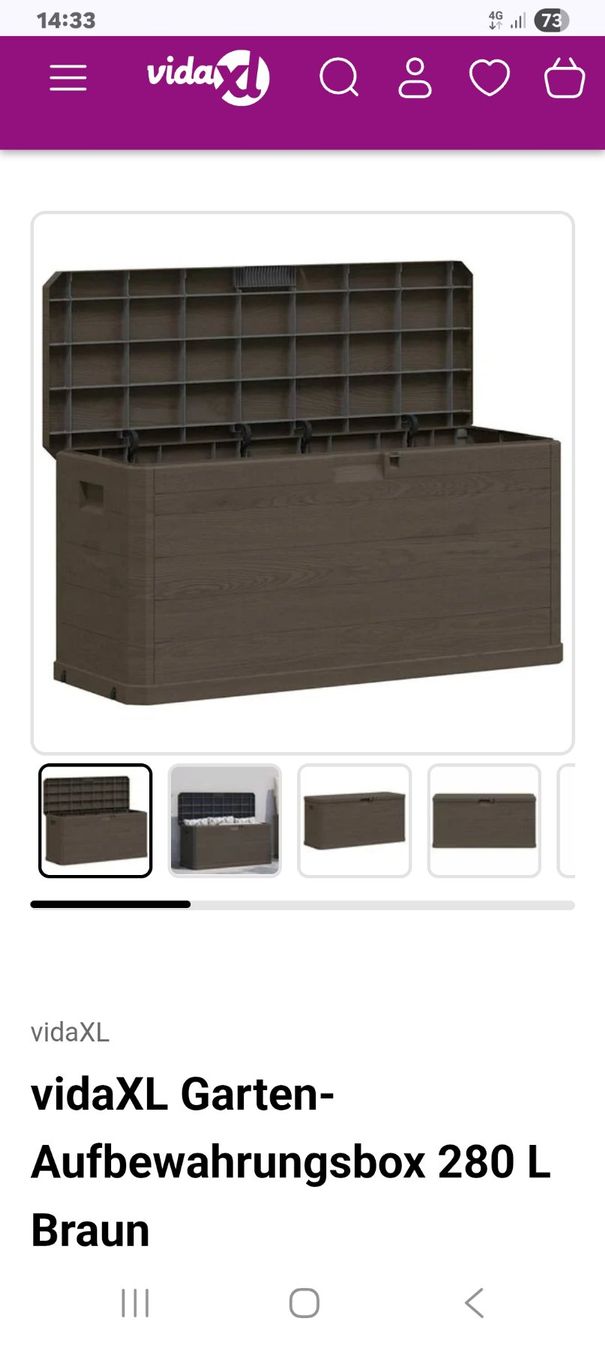 Box contenitori: Gartenkisste Plastik – Usato da Arbon venduto da kor_w5lq 2
