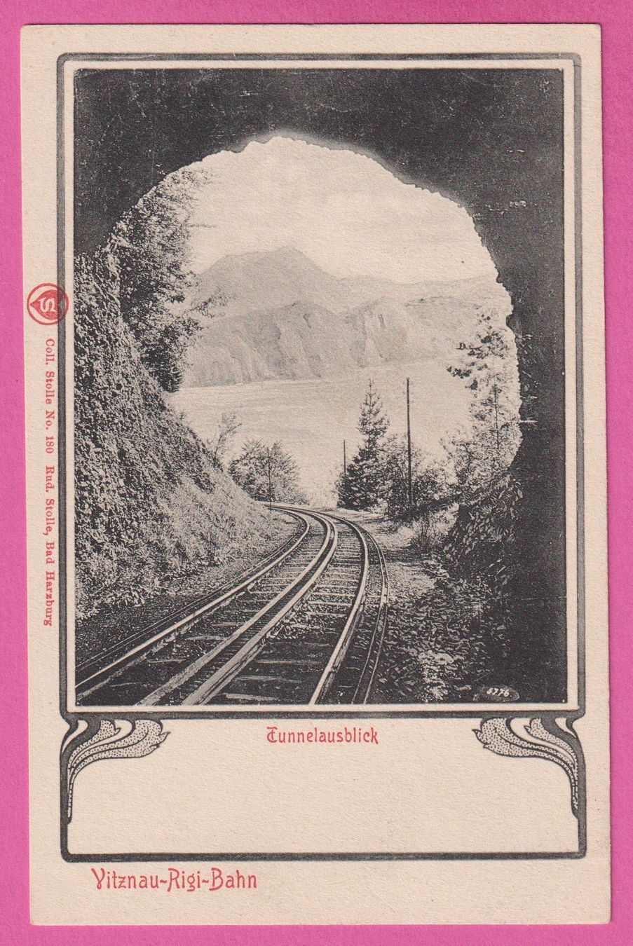 Cartes postales: Vitznau Rigi Bahn Tunnelausblick – D'occasion à Einsiedeln par dillie