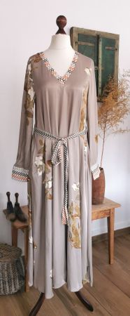 Costa 8mani elegantes Maxikleid Aus Viscose Gr. S