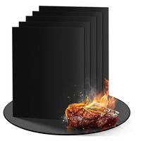 5er Antihaft Grillmatte für Gasgrill BBQ  Wiederverwendbar