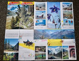 50er /60er Jahre Faltprospekt PONTRESINA sommer