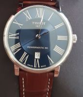 Montre Tissot Powermatic 80 cuir bleu occasion