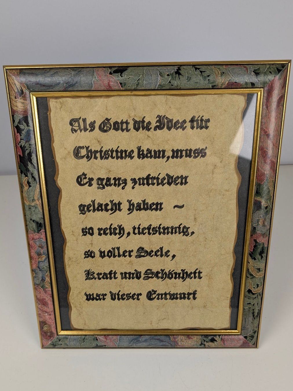 Foto & Immagini: Spruchbild in gotischer weise – Nuovo (secondo la descrizione) da Wettingen venduto da Wendemarket