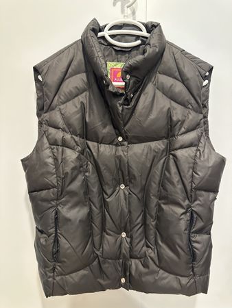 Schwarze Daunenweste für Damen, Grösse M