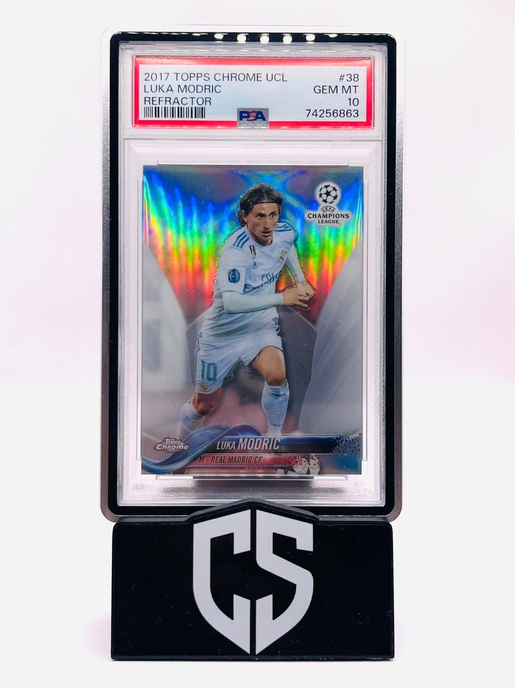 Topps Carte collezionabili: 2017 Topps Chrome UCL Luka Modric Silver PSA 10 Real Madrid – Usato da Zofingen venduto da collect.supply