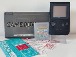 ✨TOP Nintendo Game Boy Pocket Black + Box + Super Mario Land