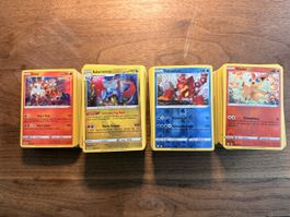 Pokemon Karten Holo/revers Holo alle selten mit Stern