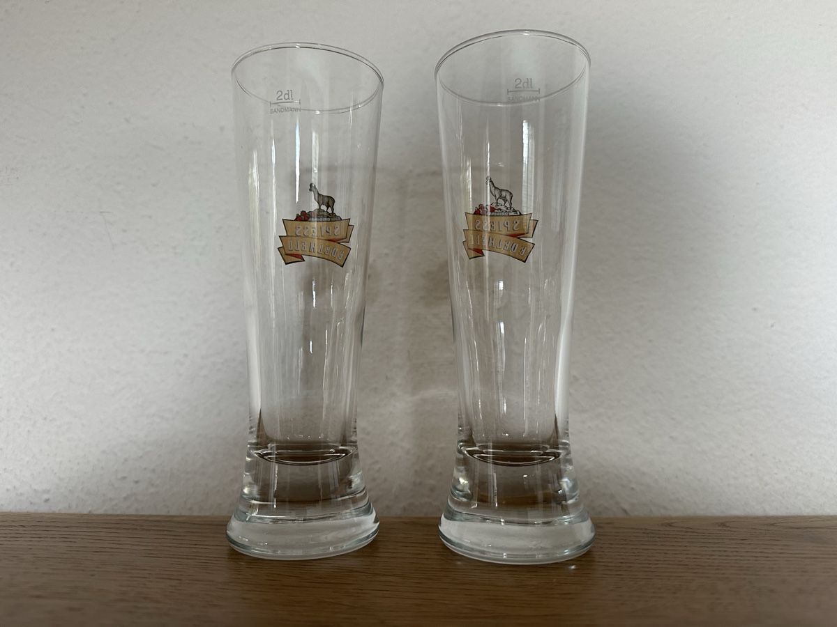 Gläser: Biergläser ORIGINAL SPIESS EDELHELL - Vintage - 2 Stück – Gebraucht aus Weisslingen von inspirieren 1