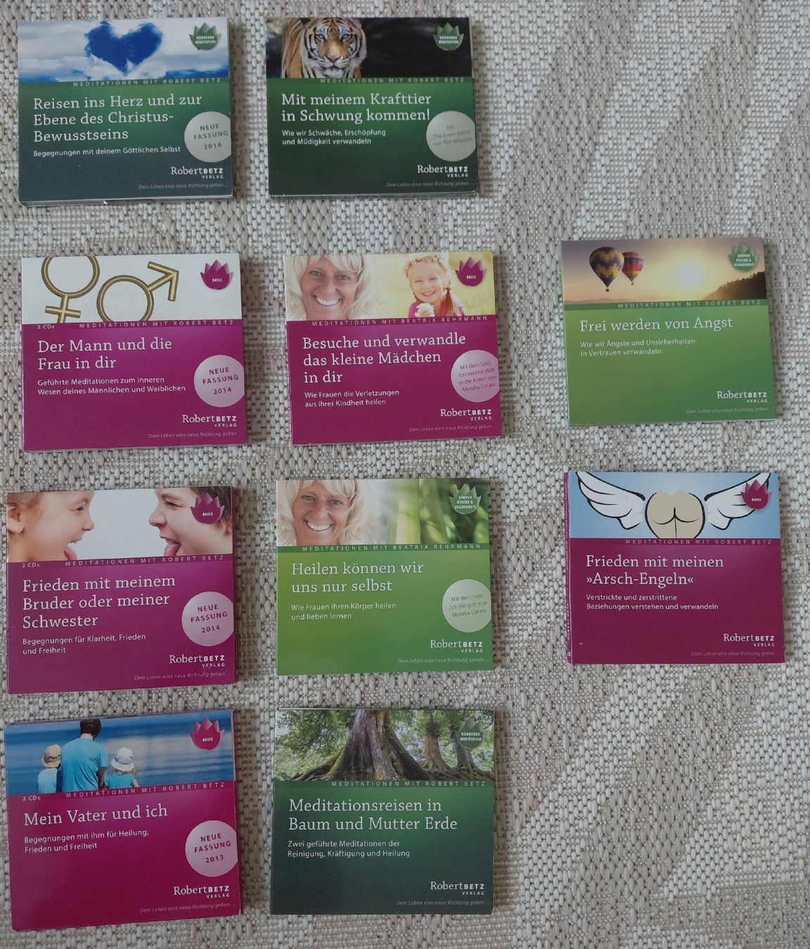 CDs: Sammlung Meditation CDs von Robert Betz – D'occasion à Geuensee par sonnenstunden 1
