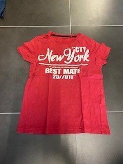 T-Shirt dunkelrot 140