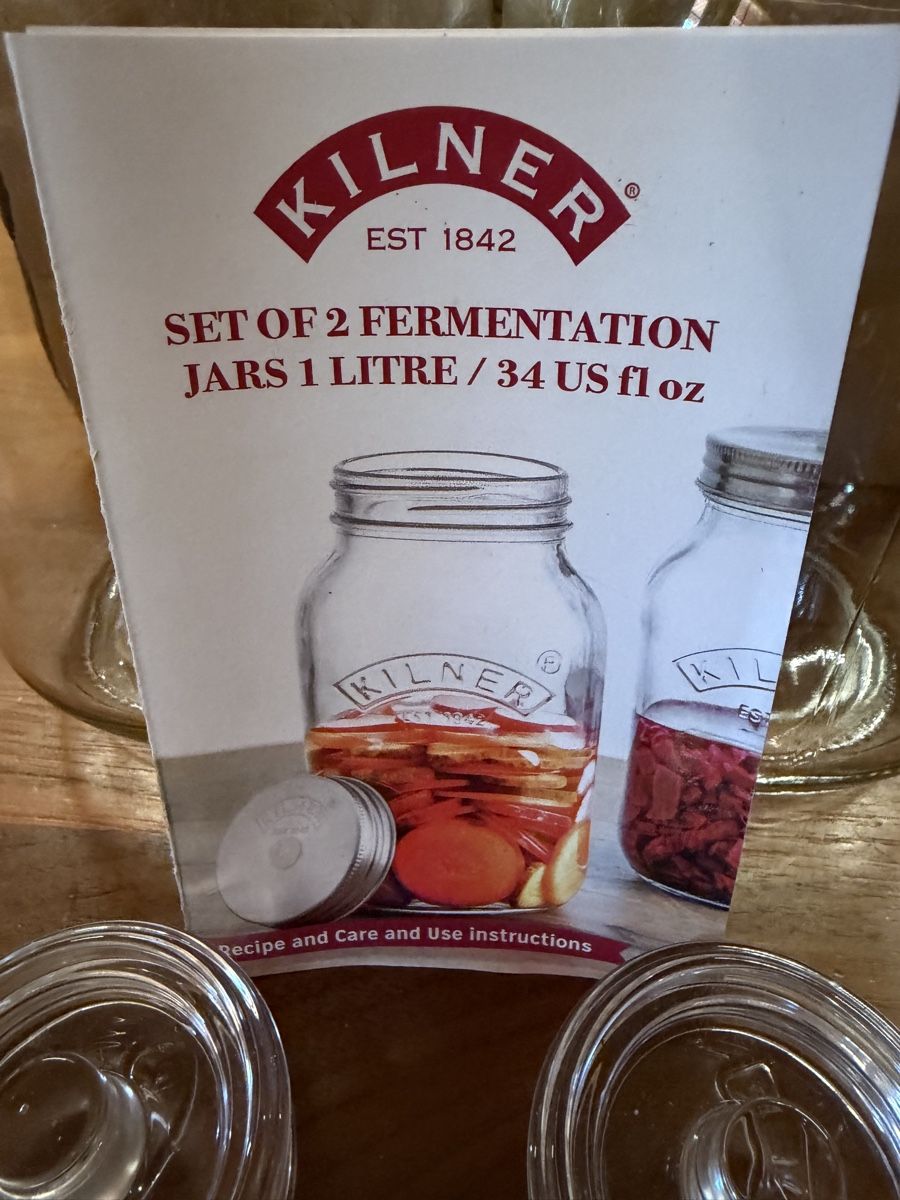 Contenitori & Simili: Kilner Fermentationsgläser 2er Set 1 Liter – Nuovo (secondo la descrizione) da Niederstocken venduto da Schnider87