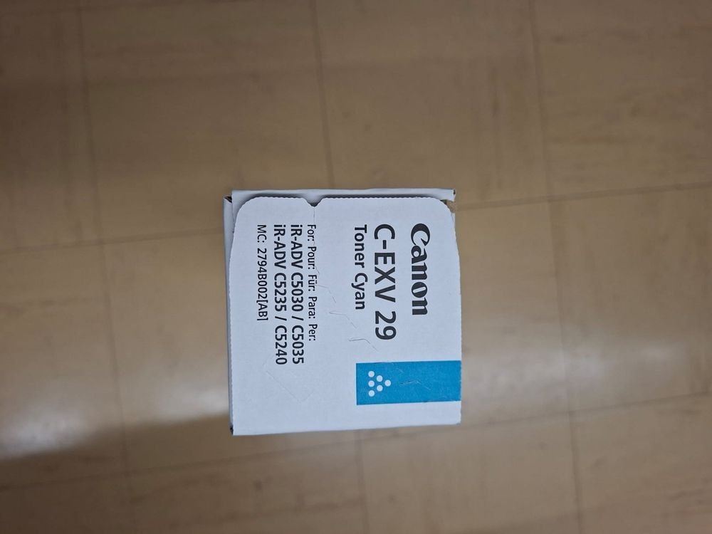 Canon Cartucce per stampanti & toner: Canon C-EXV 29 Toner Cyan – Nuovo e nell'imballaggio originale da Liestal venduto da CTEAG 1