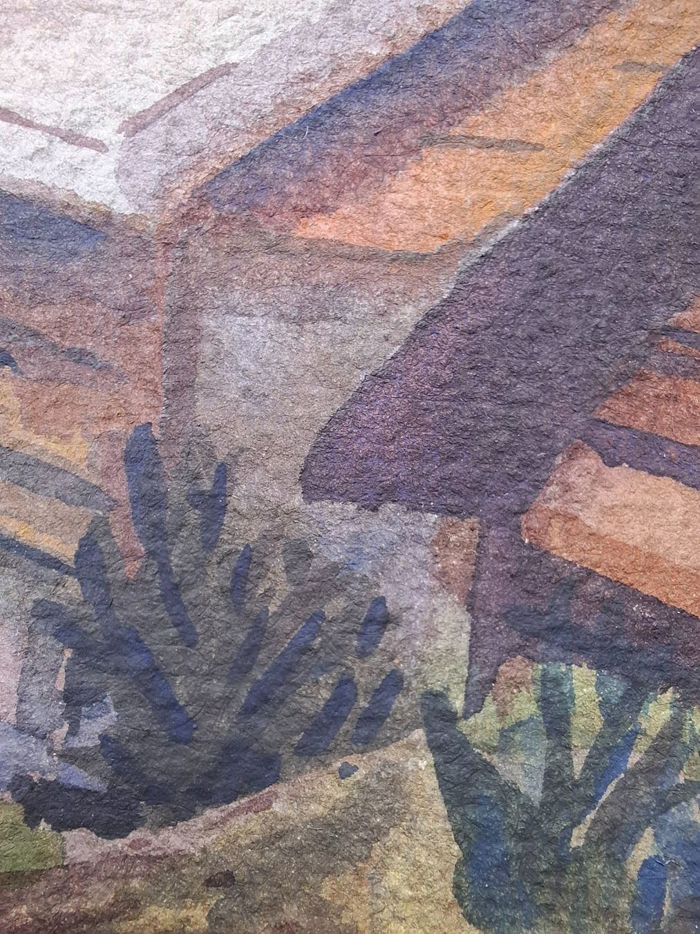 Gemälde: Aquarell Ferdinand Meyer-Streiff Matt Glarus 1932 – Gebraucht aus Rheinfelden von Badelus 5