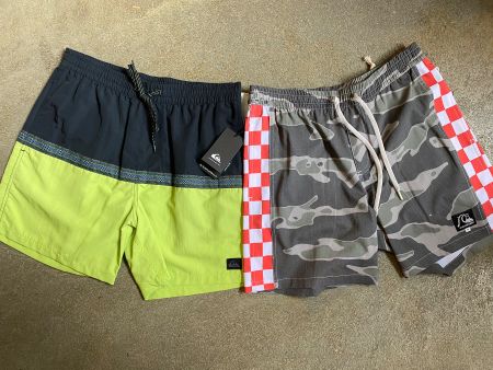 Short de bain Hommes Quiksilver Taille M 2 paires