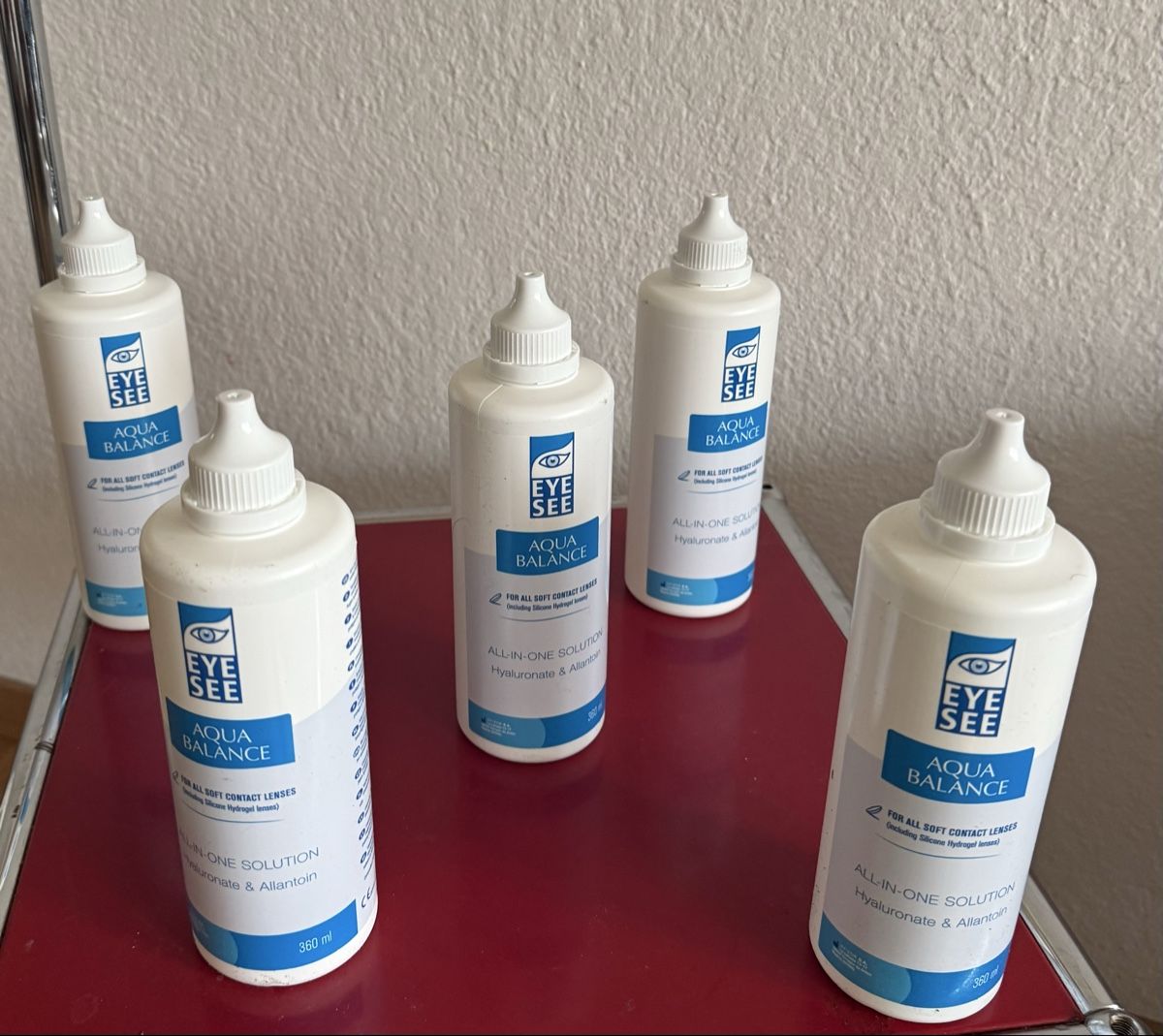 Altro in Cosmetici & Cura: 5 X 360 ml AQUA BALANCE all-in-one-solution. NP 77.50.- – Nuovo e nell'imballaggio originale da Bern venduto da Breitfeld