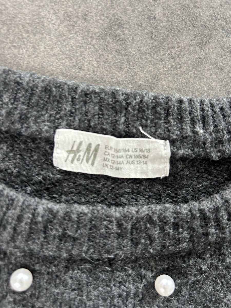 H&M Maglioni & Felpe: Schöner Pulli H&M mit Perlen in Grösse 158/164 – Usato da Wohlen b. Bern venduto da Beppe99 2