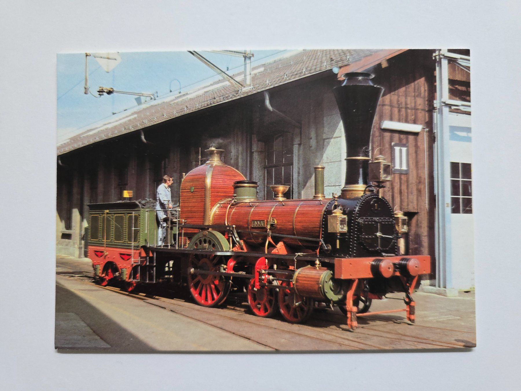 Cartoline postali: AK Bahnen Spanisch-Brötli-Bahn 1847 – Usato da Dättlikon venduto da Wundertuete_