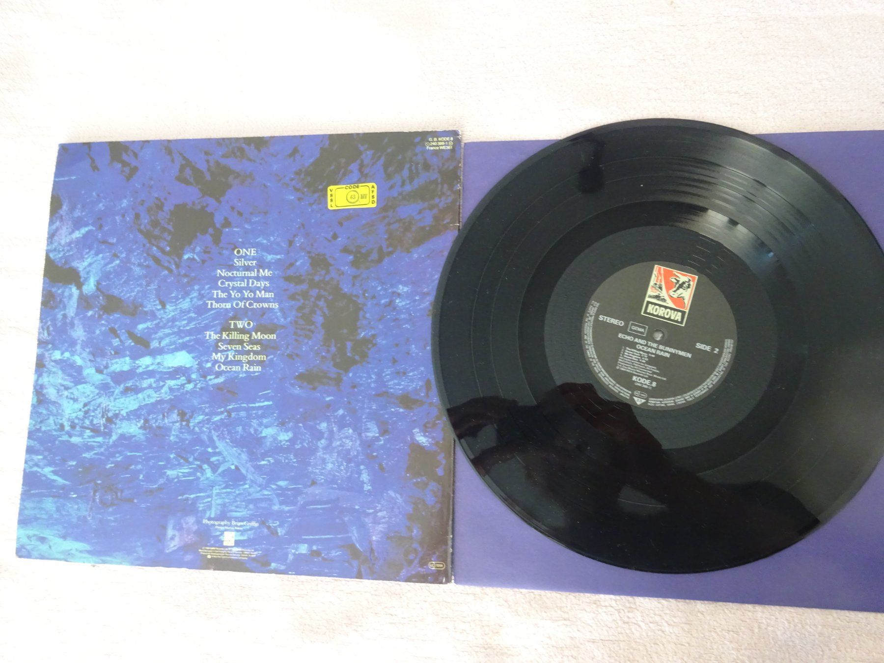 Dischi in vinile: ECHO and THE BUNNYMEN ** OCEAN RAIN ** POST PUNK – Usato da Luzern venduto da xrayspex99 3