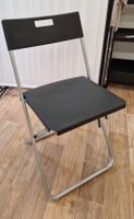 Ikea Klappstühle Schwarz/Silber - 10 Stück - Platzsparend!