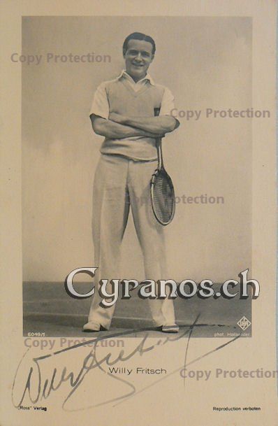 Autogramme: Willi Fritsch (1901-1973) Schauspieler - Autogramm – Gebraucht aus Dietikon von cyranos1
