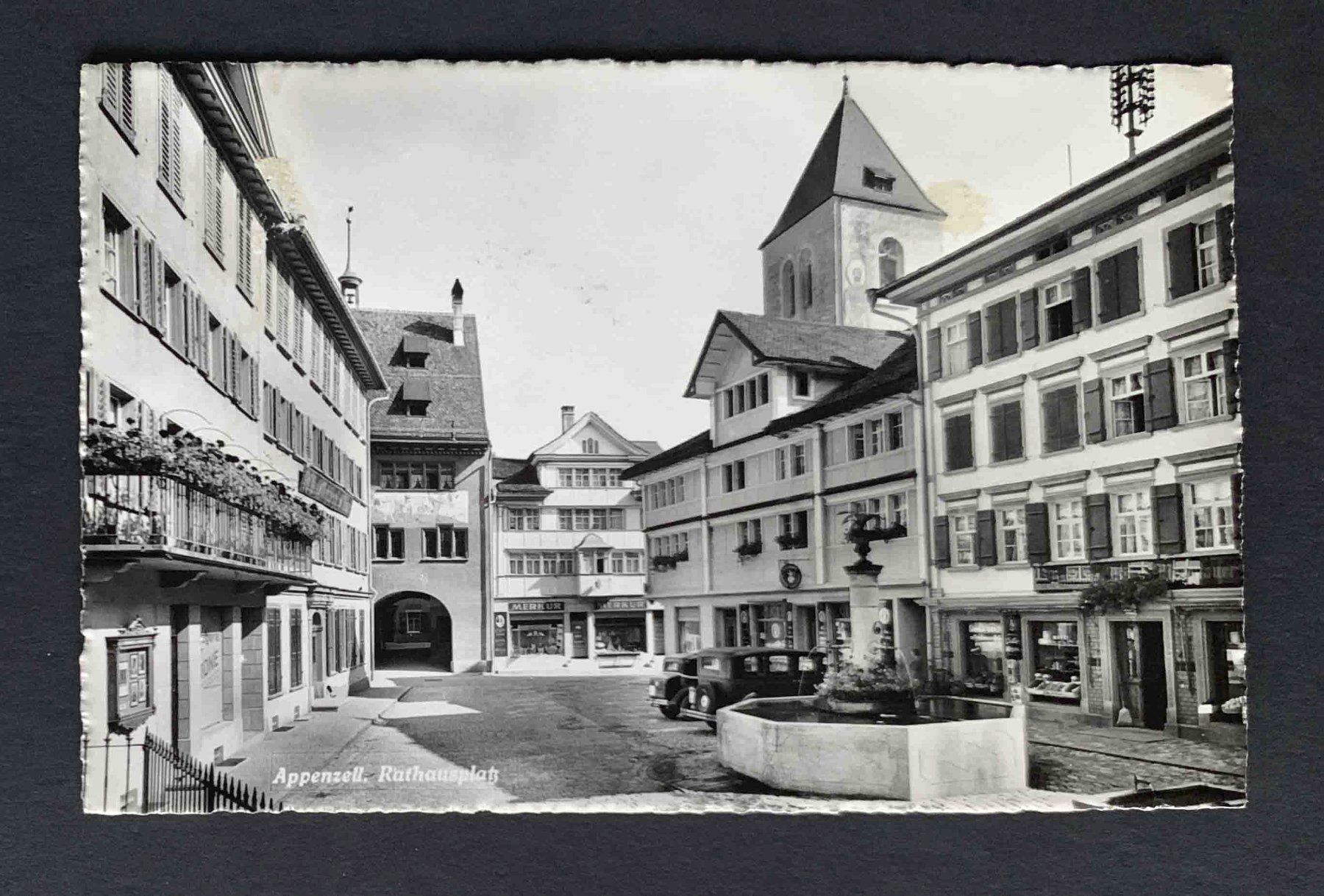 Cartes postales: AK Appenzell Rathausplatz – D'occasion à Goldau par artelier1