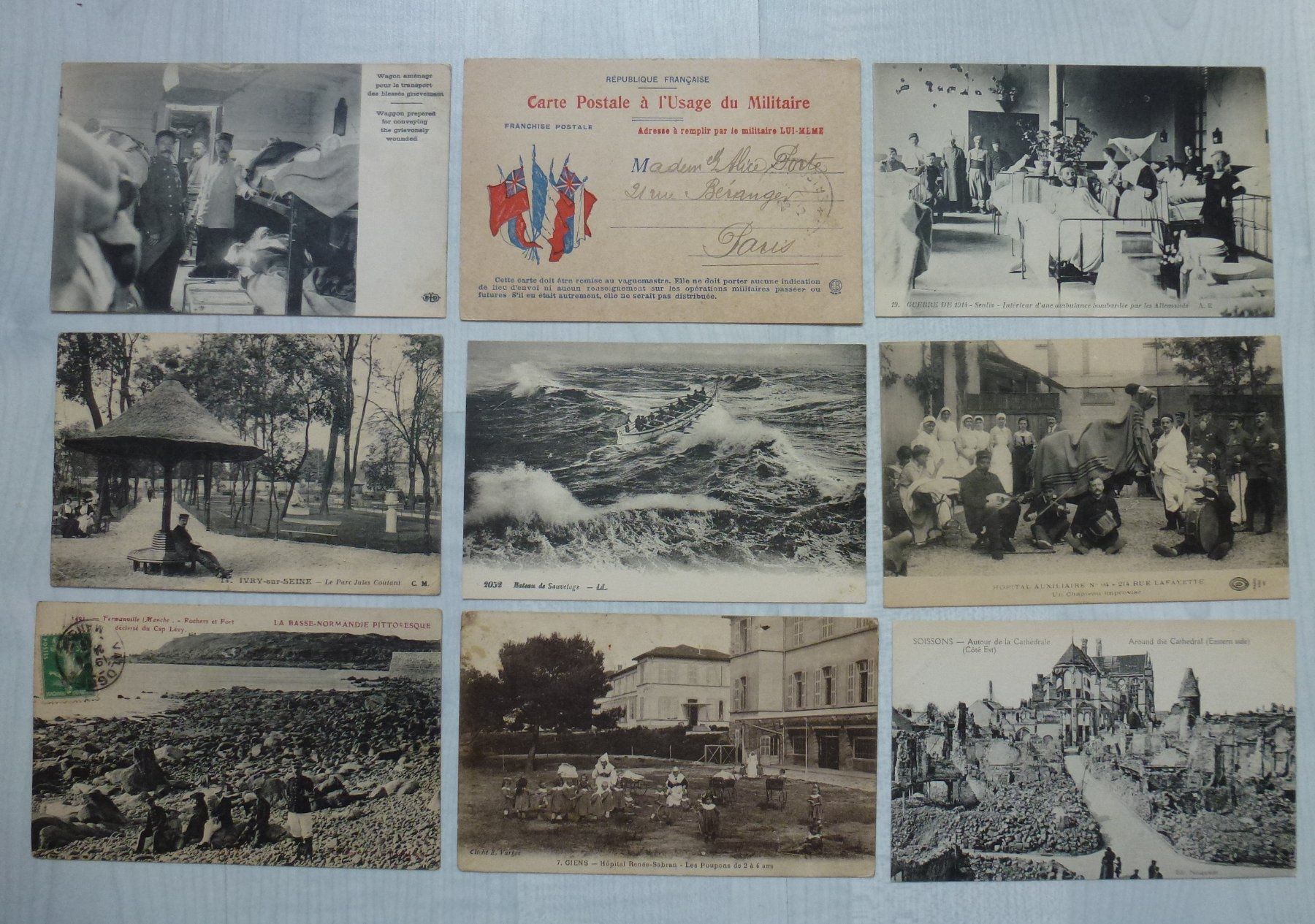 Ansichtskarten: Lot + 18 Stück Ansichtskarten vom 1. Weltkrieg – Gebraucht aus Walkringen von Casablanca777 3