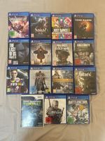 14 Videospiele für PS4 und Nintendo Wii gebraucht