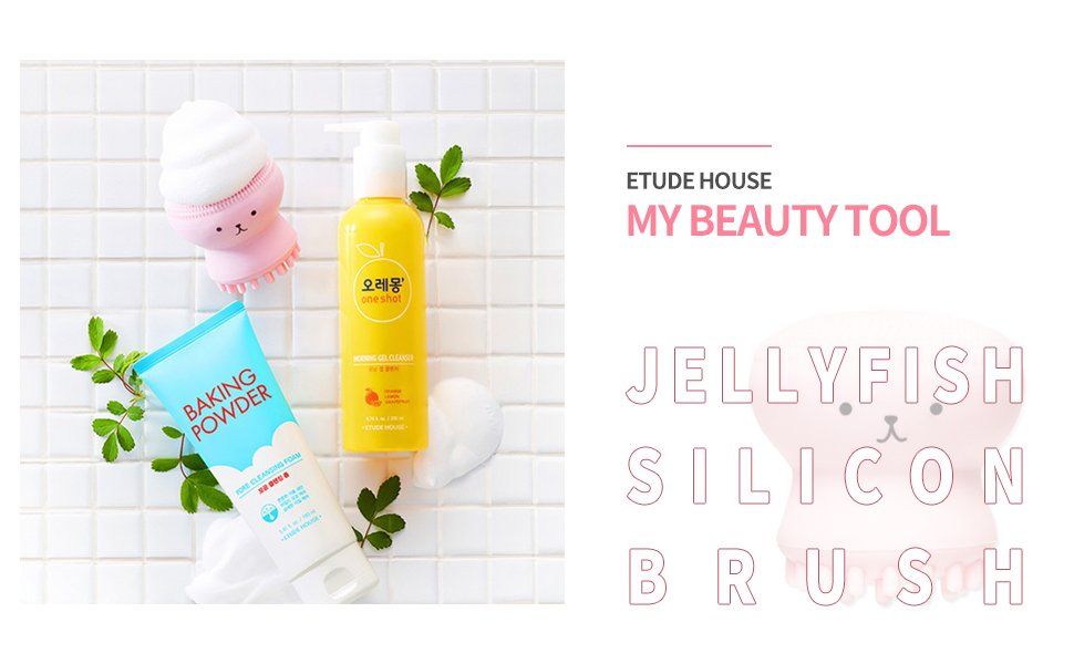 Cura del viso: Jellyfish Silicon Brush Deep Pore Face Cleansing Exfoliate – Nuovo e nell'imballaggio originale da Cham venduto da Trendy_Outlet 2