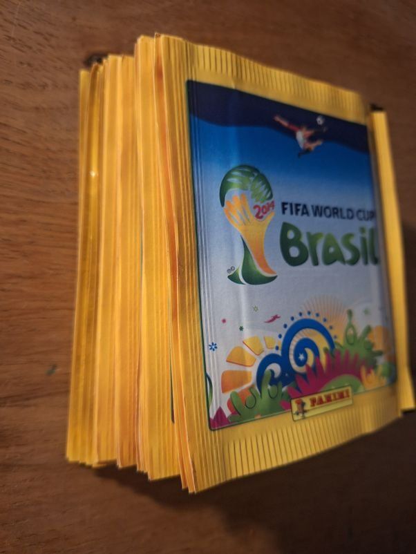 Panini Carte collezionabili: Panini WM 2014 / Originalverpackte Tüten – Nuovo (secondo la descrizione) da Horw venduto da Zemmerli 1