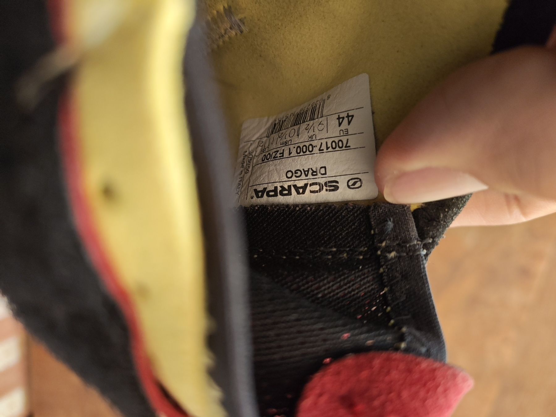 Scarpa Scarpe da uomo: Kletterfinken Scarpa Drago gr. 44 – Nuovo (secondo la descrizione) da Baden venduto da tobysuter 5