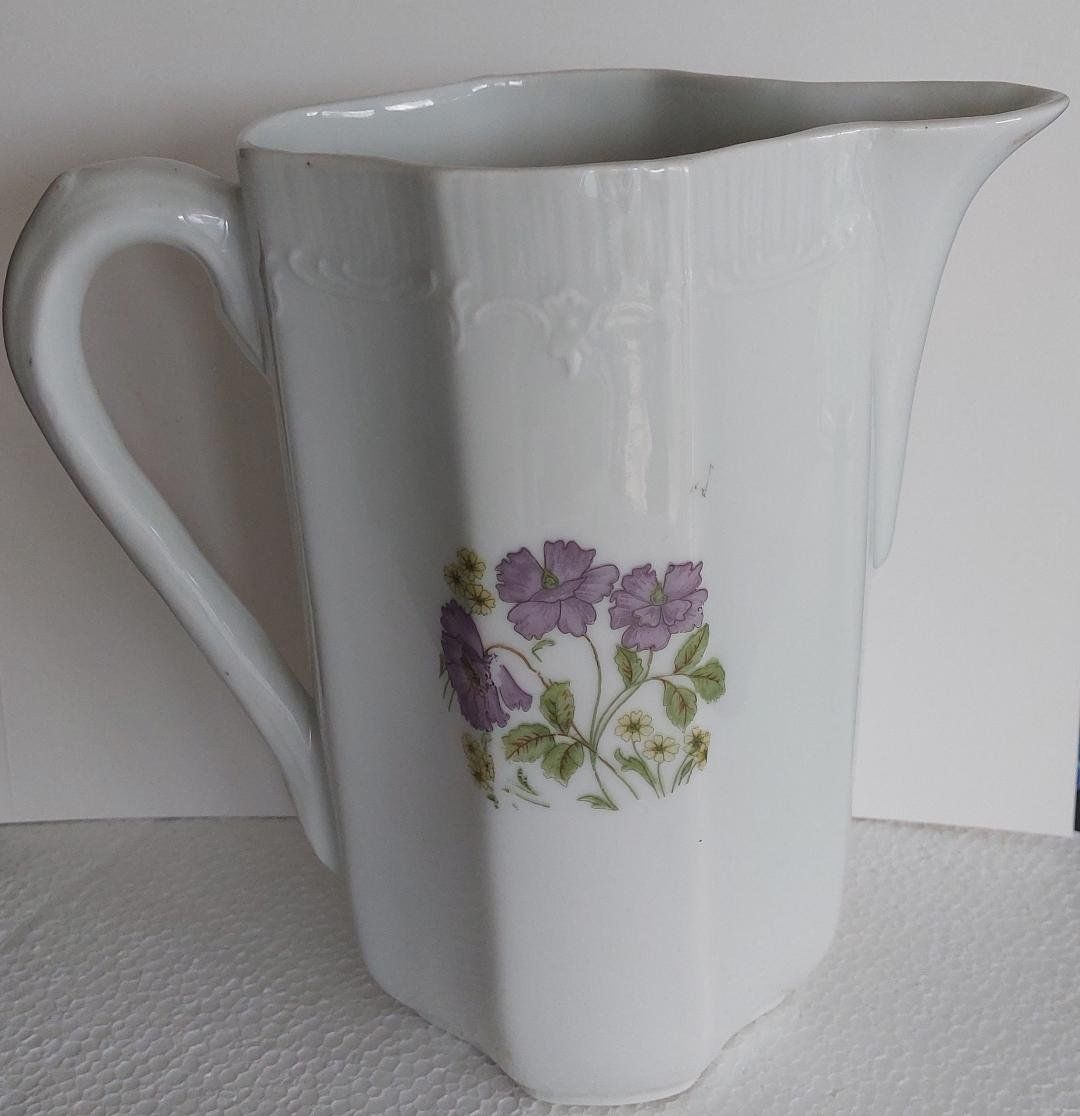Teiere: POT  à LAIT - vintage - motifs fleurs – Usato da Delémont venduto da Domdom1 1