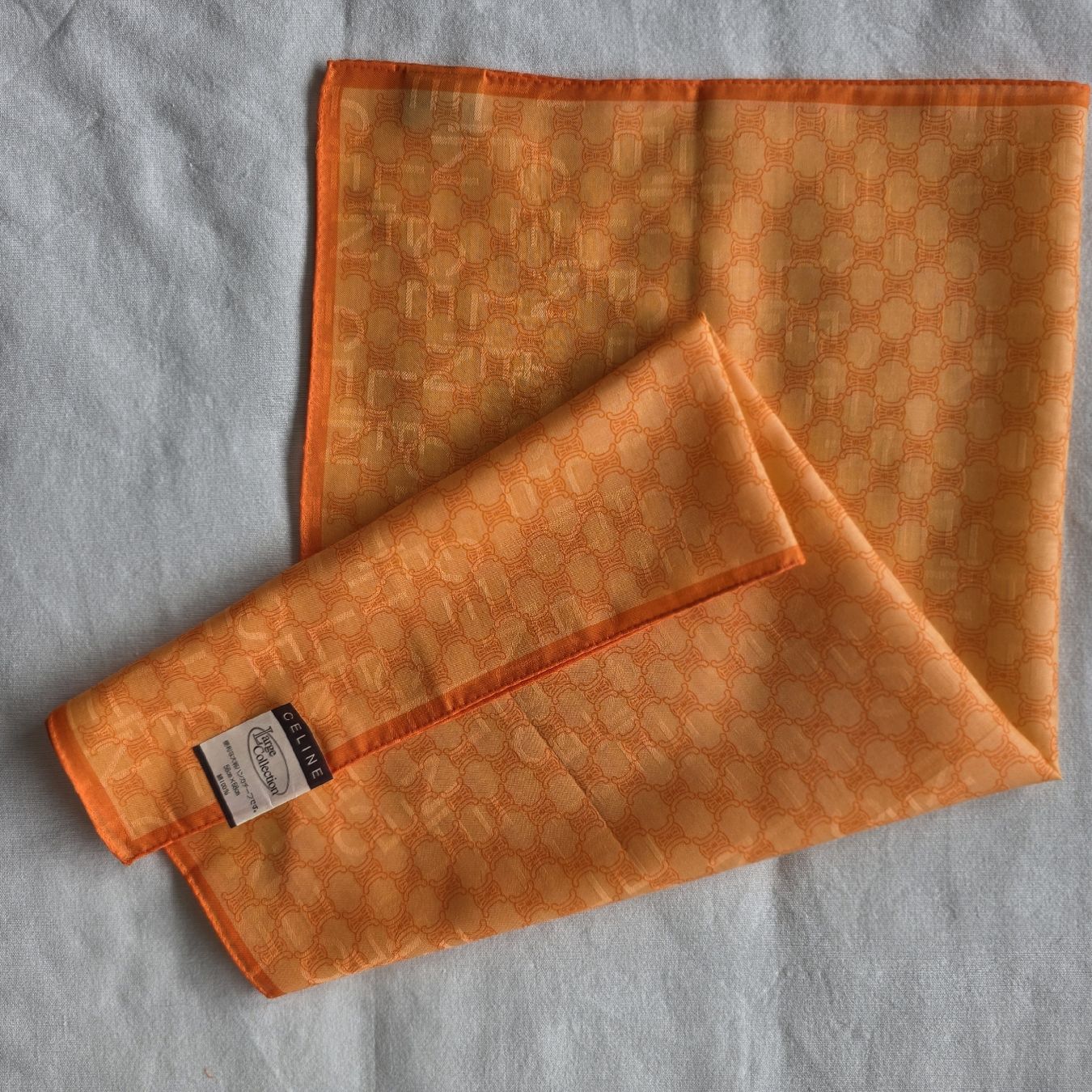Celine Foulard & Sciarpe: Neues CELINE Baumwolltuch 58x58 cm – Nuovo e nell'imballaggio originale da Zürich venduto da LIMAR 3