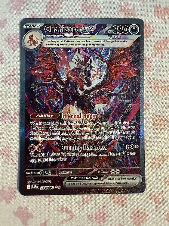 Charizard Ex PAF 234/091 Carta Pokemon PSA 9 - Collezionismo In vendita