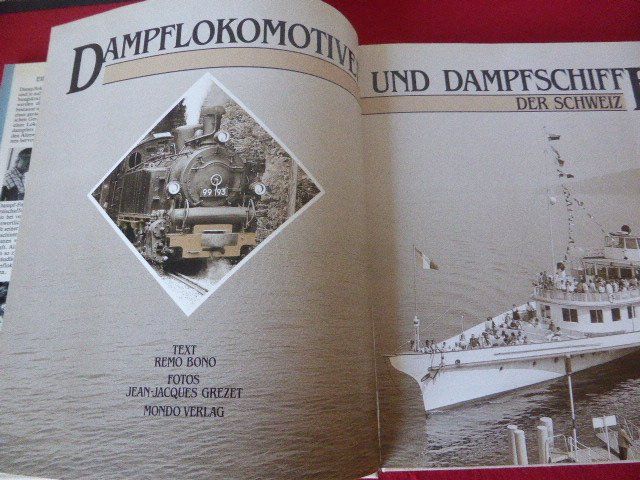 Libri: Dampflokomotiven und Dampfschiffe der Schweiz – Usato da Hitzkirch venduto da kleinerbaer01 2