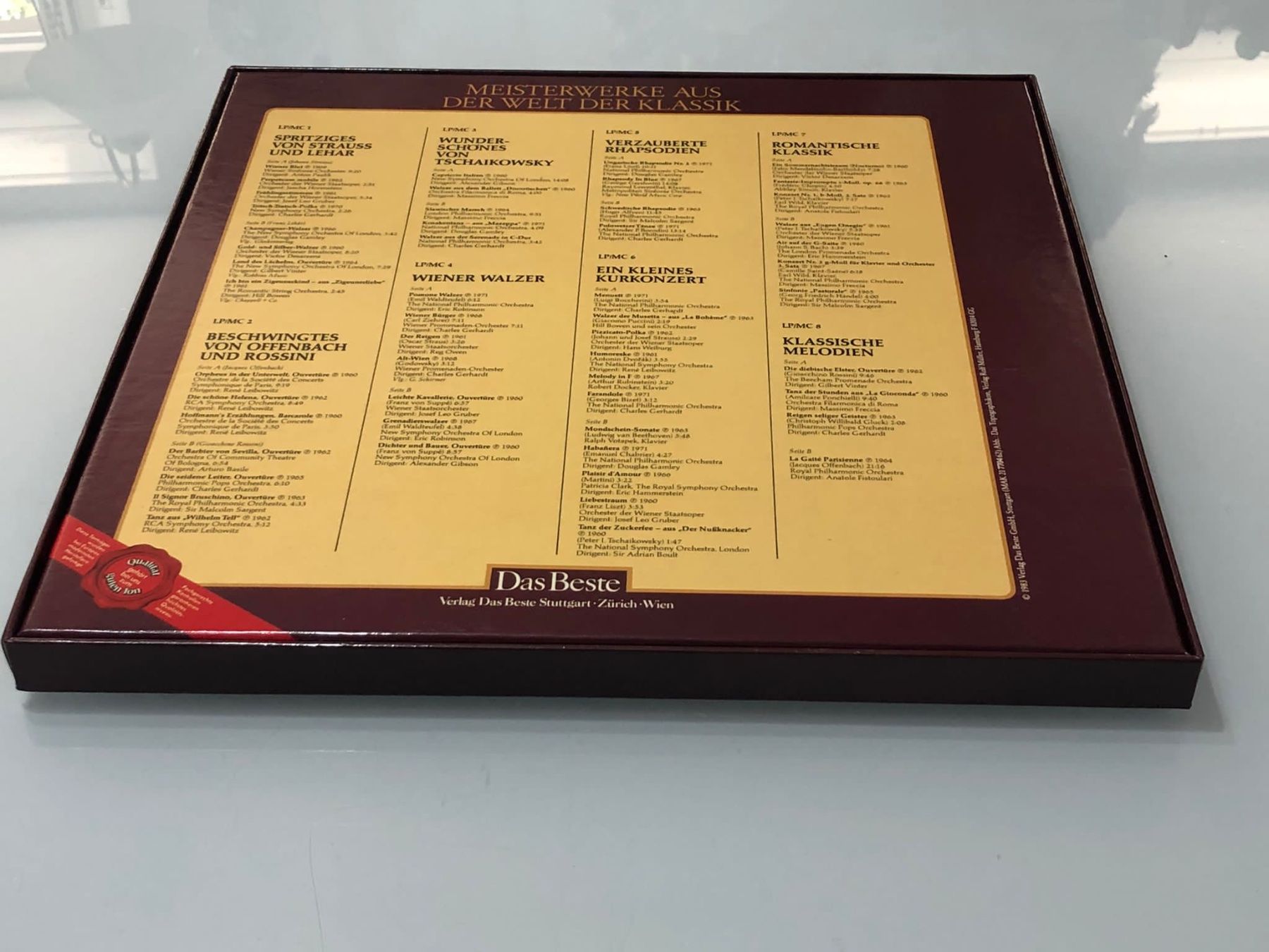 Dischi in vinile: Wunderbare LP Klassik-Box, 8 diverse LP's – Usato da Röschenz venduto da Tashroal 1