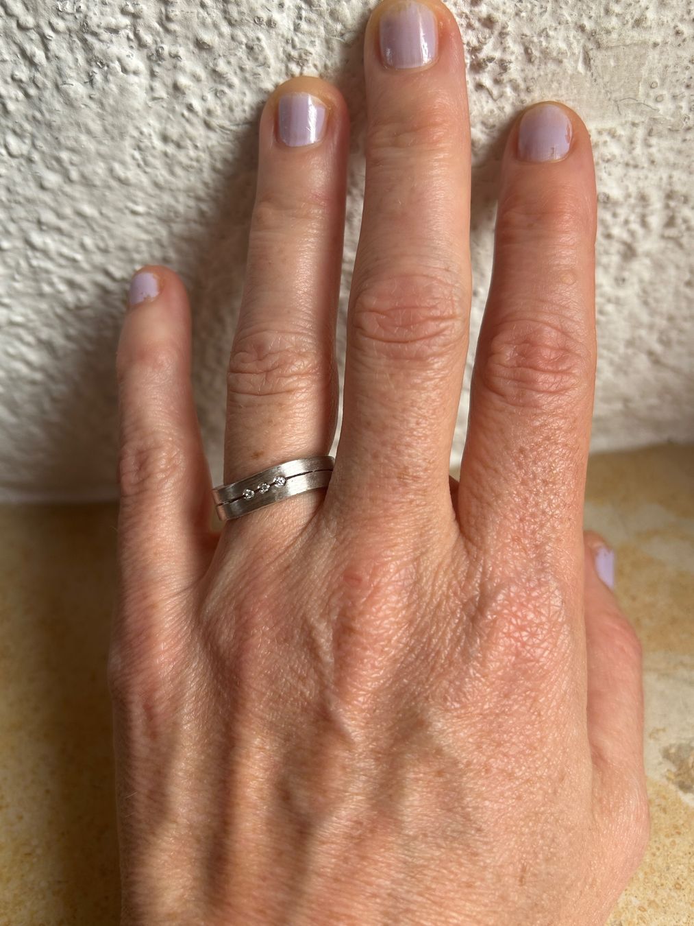 Anelli: Silber Ring 3times white (54) – Usato da Dittingen venduto da Bijoubelle 2