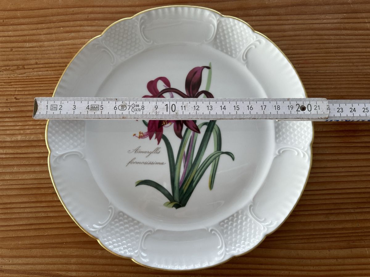 Teller: Sammelteller Amaryllis, Limitierte Auflage 1984 – Gebraucht aus Lanzenhäusern von Galaa 3