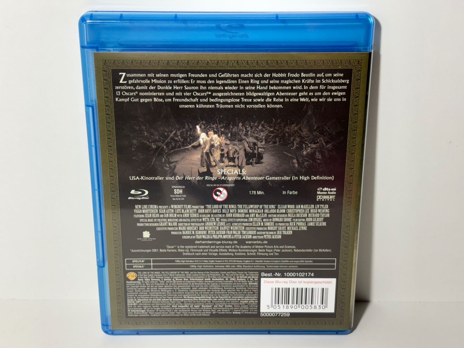 Tutti i DVDs: Der Herr der Ringe 1-3 Blu Ray – Usato da Wilderswil venduto da Mr.Fury 2