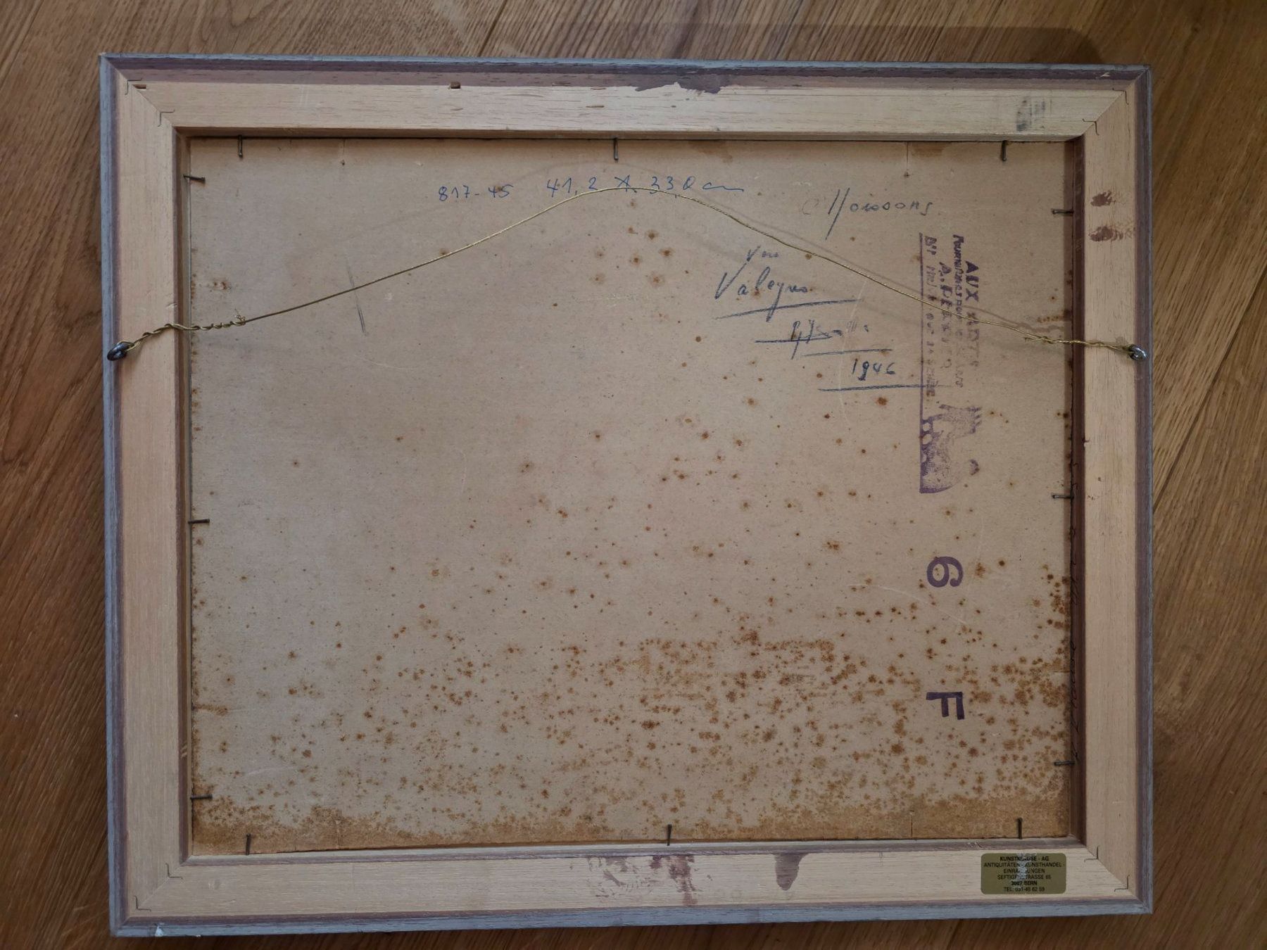 Gemälde: Gemälde Bild - signiert R. Bolle 1946 – Gebraucht aus Walterswil BE von Lonitti 4