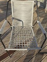 Outdoorstuhl grau