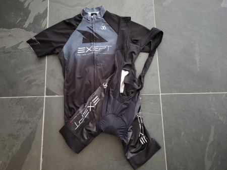 36 Exept Velo Rennrad Radtrikot Trikot Trägerhose neu
