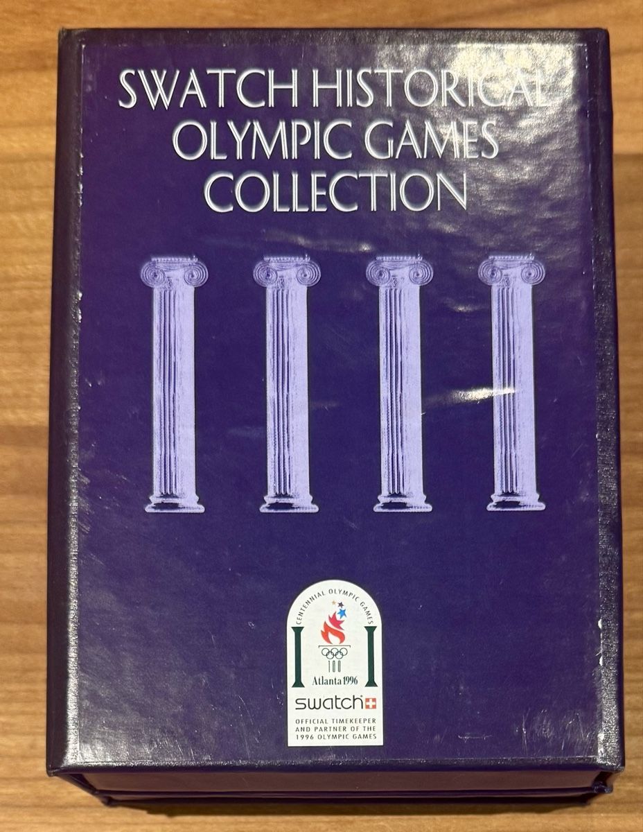 Placchette & Badge: Swatch Olympic Pins Set 1996 Limited 0888/3600 – Usato da Stadel venduto da bewinshop