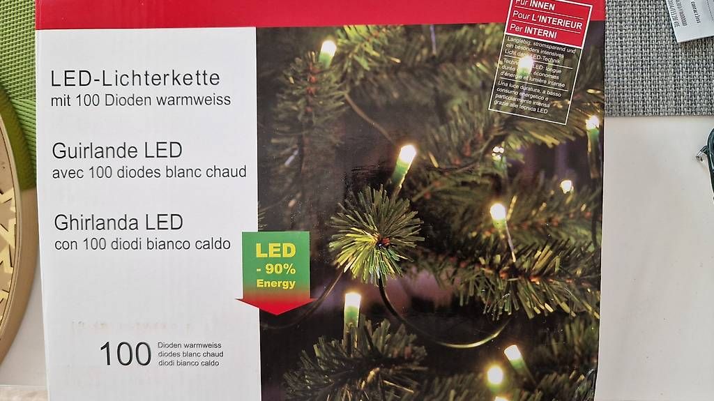 Lichterketten & Leisten: Led-Lichterkette 100 Dioden – Neu und originalverpackt aus Besenbüren von pia_myc7