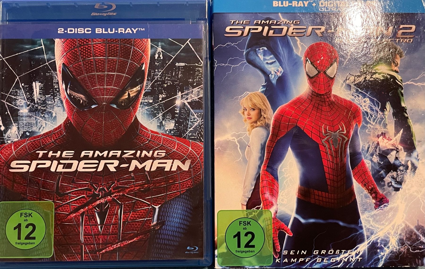 Alle DVDs: The Amazing Spider-Man 1 + 2 – Neu (gemäss Beschreibung) aus Waldenburg von Gonzo8
