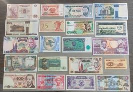 Banknoten LOT 20 Stück, alle NEU !!!!!!!