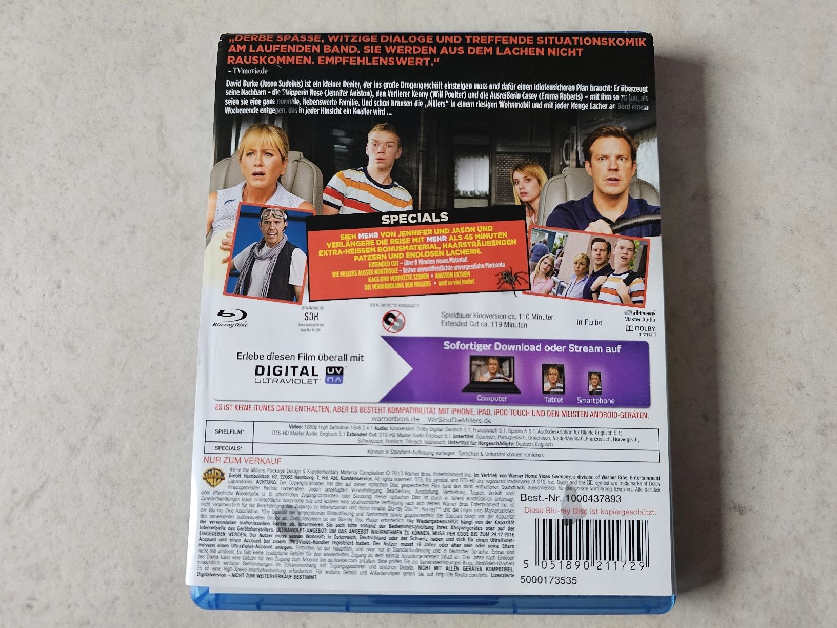 Tutti i DVDs: Wir sind die Millers  /  Bluray Extended Cut – Usato da Schneisingen venduto da backstore24 1