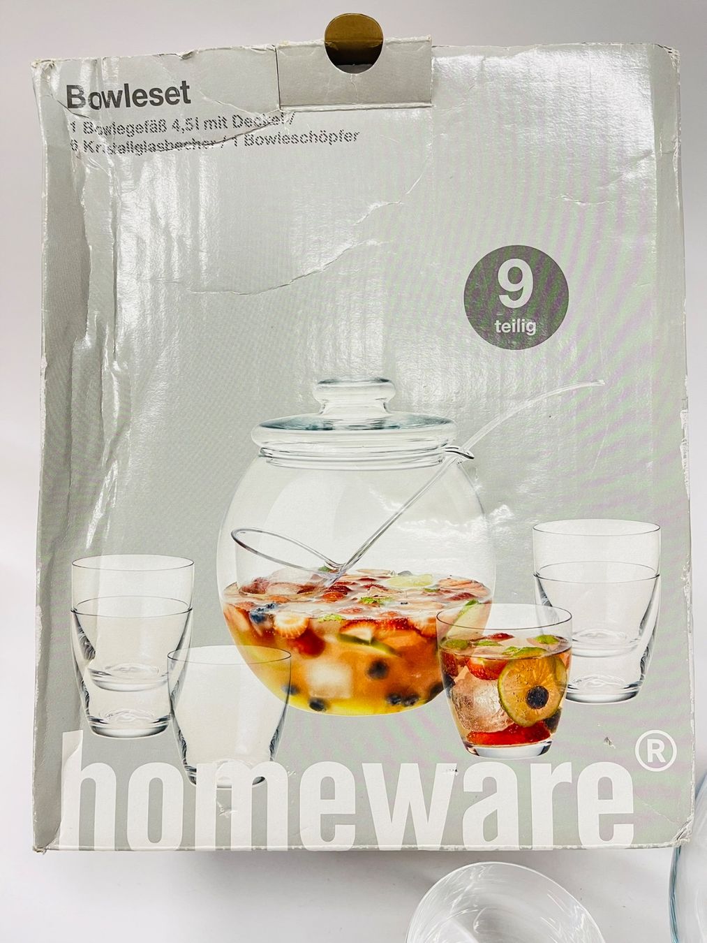 Set di piatti: Original Bowle-Set 9-teilig,Top Zustand – Nuovo (secondo la descrizione) da Olten venduto da ELHANDEL 1