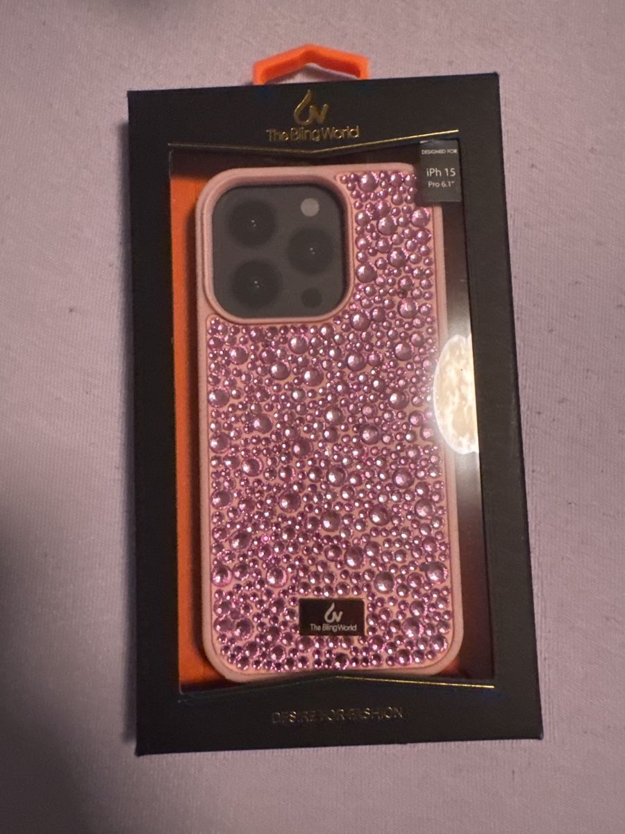 Cover & Protezioni schermo: Bling Hülle mit Strasssteinen iPhone 15 Pro NEU – Nuovo e nell'imballaggio originale da Thun venduto da Vans_98