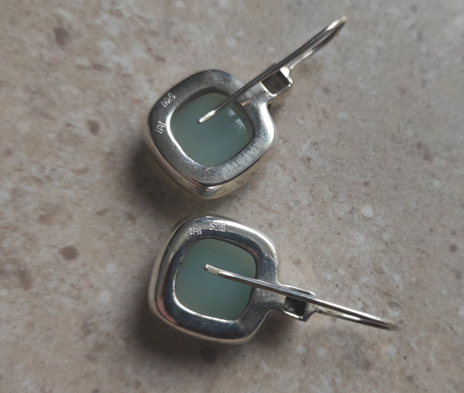 Orecchini pendenti & Orecchini a lobo: Ohrring Silber 925 mit Chalzedon – Nuovo (secondo la descrizione) da Miège venduto da gitarro68 1